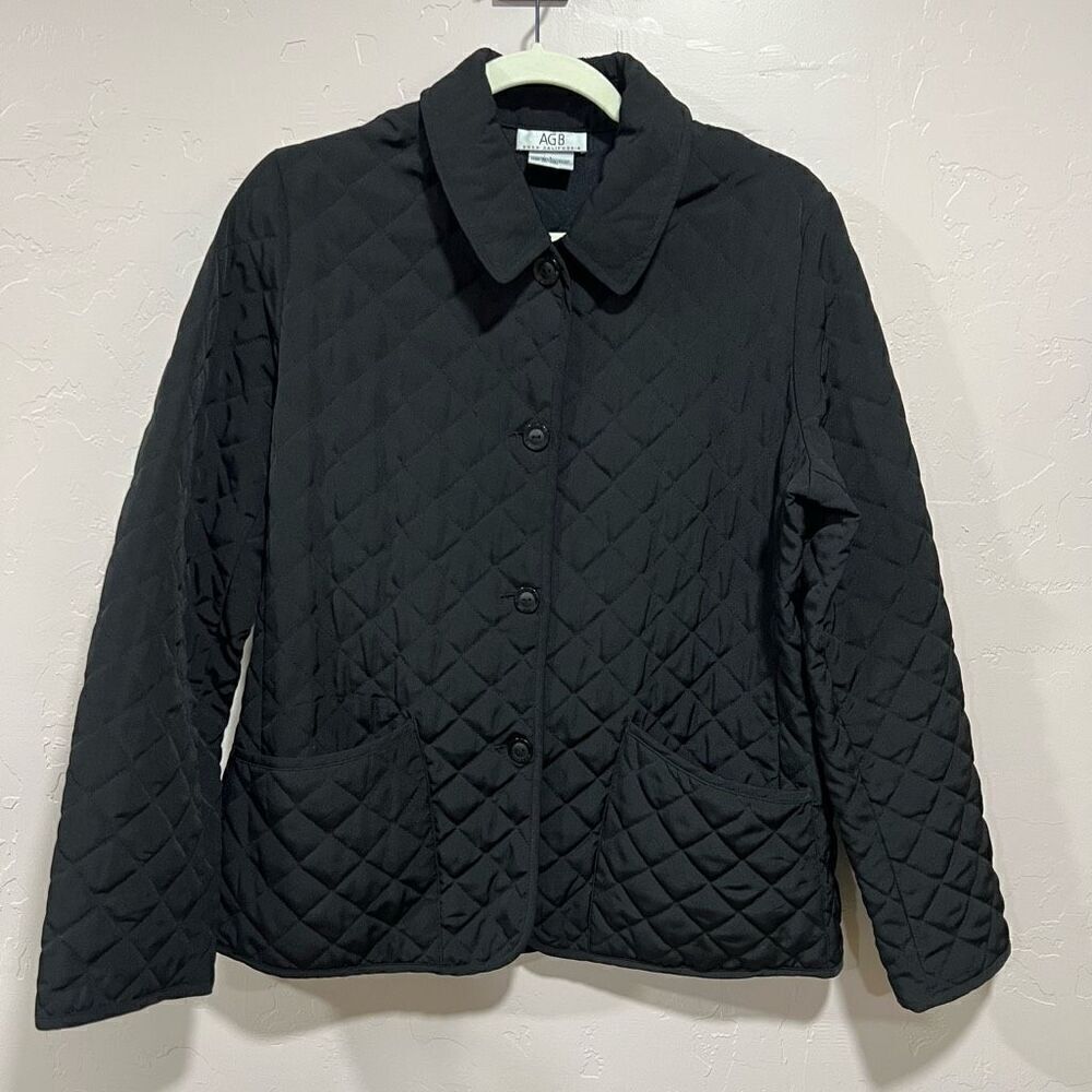 AGB Byer California black quilted jacket